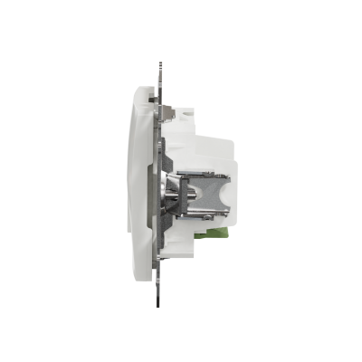 Sedna Design & Elements Gniazdo telefoniczne podwójne RJ11 białe SDD111492 SCHNEIDER (SDD111492)